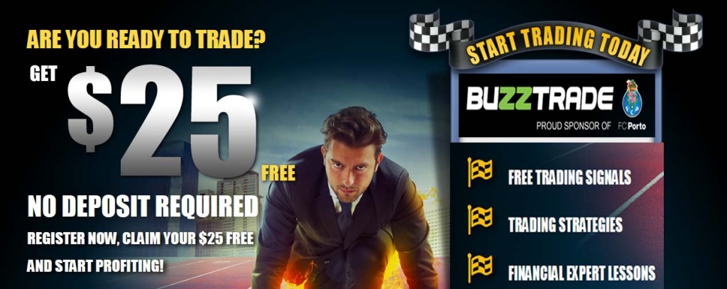 BuzzTrade – $25 Free NO Deposit Options Bonus