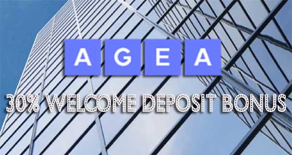 AGEA – Get Up to 30% Deposit Bonus