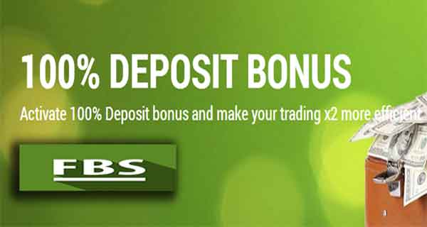 FBS – 100% Deposit Trading Bonus