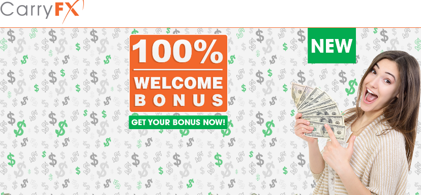 100 Percent Welcome Bonus CarryFX