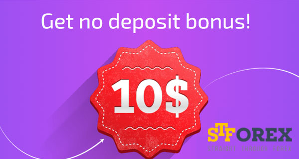 STForex – $10 USD No Deposit Bonus