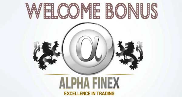 Alpha Finex – Welcome Deposit Bonus