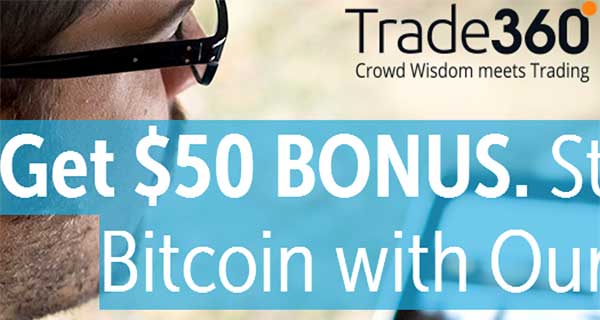 Trade360 – $50 USD No Deposit Bonus