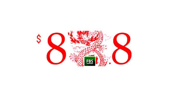FBS – $88,8 Lucky No Deposit Bonus Required (Malaysia)