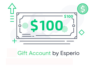 Esperio – $100 No Deposit Bonus