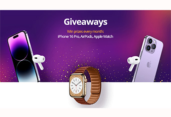 IQcent – 100% Bonus, Prizes 30 Apple Gedgets