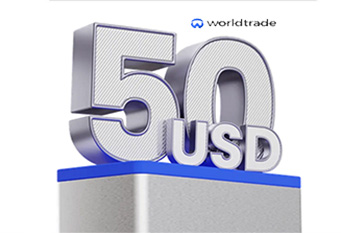 WorldTrade – $50 Welcome Bonus