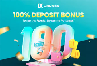 Lirunex – Trading Bonus 100%